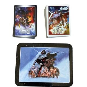 Star Wars Empire Strikes Back 30th Anniversary 2 Deck Playing Cards Tin 2009